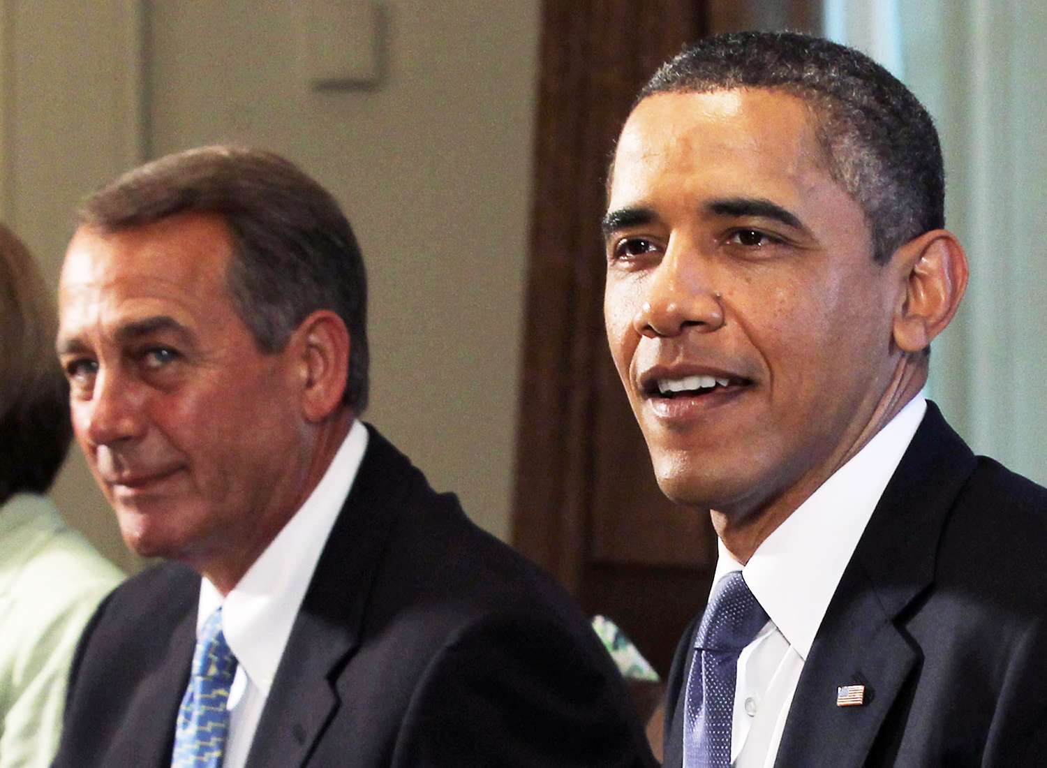 House Speaker John Boehner (R-OH) and President Obama