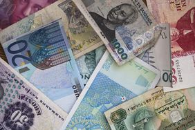 Various paper currencies