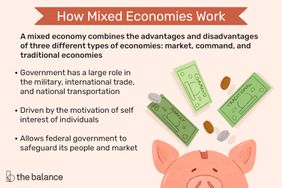 how mixed economies work